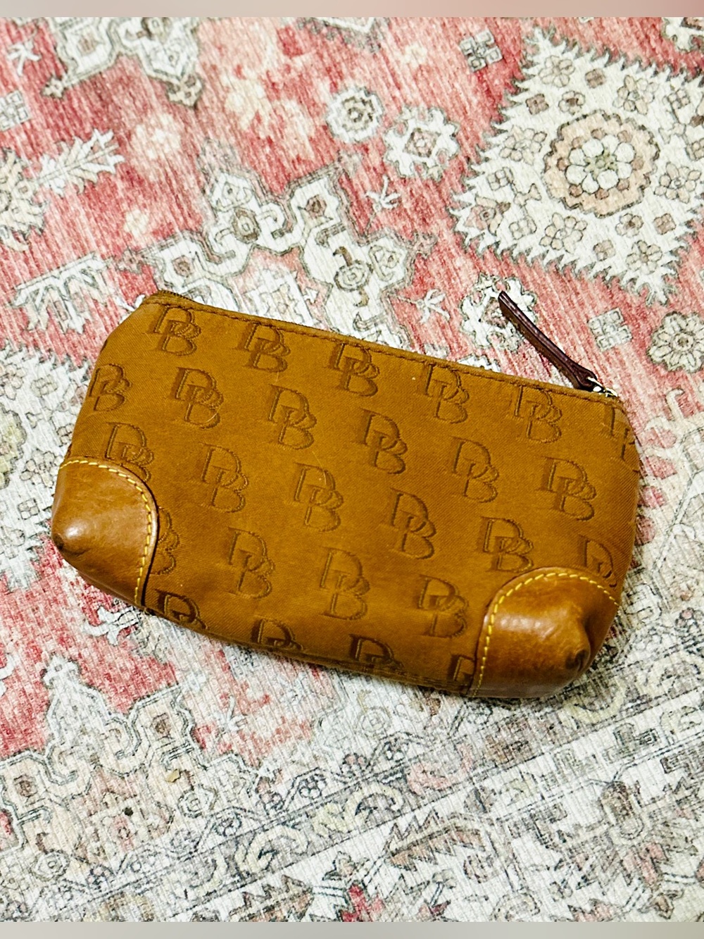 Dooney & Bourke signature jacquard monogram Pouch